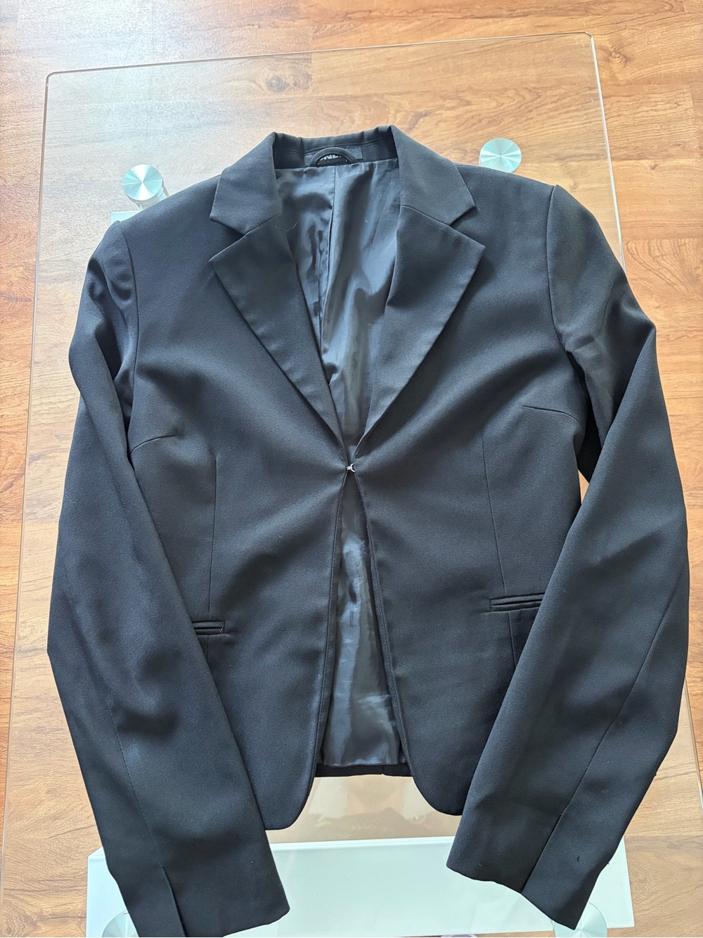 Only Women’s Black Single-Button Sport Coat Blazer